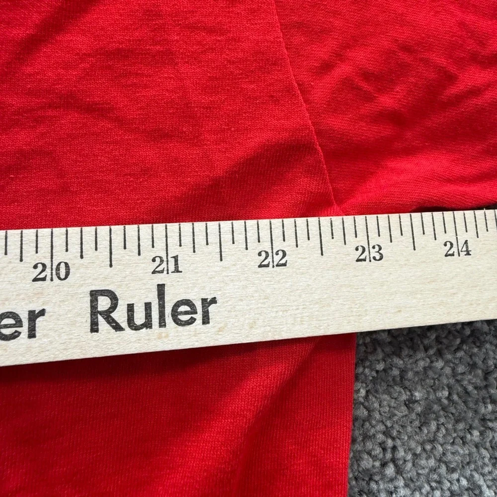 VTG lot Fruit of the Loom Best Pocket T-Shirt Red XL Made in USA Single Stitch